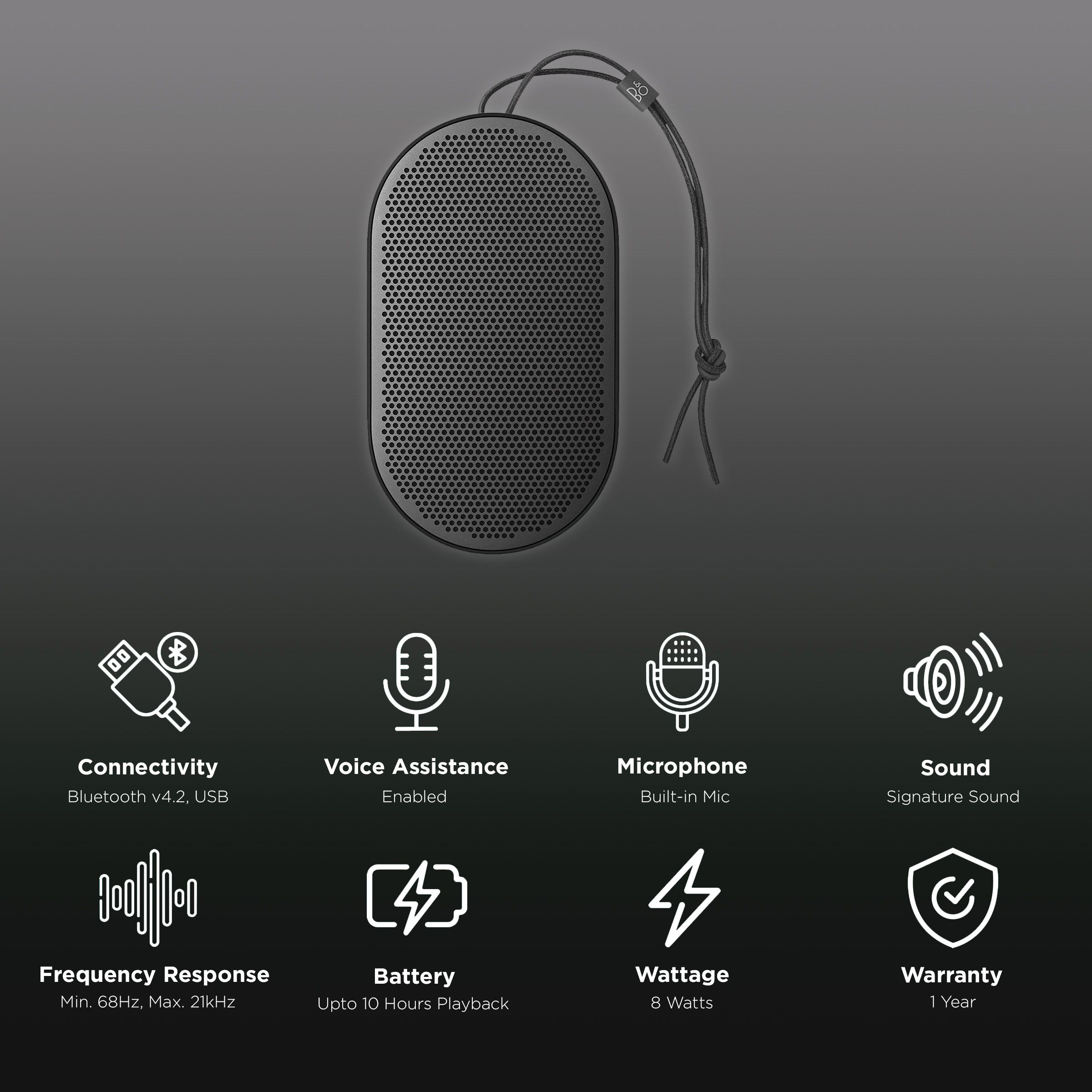 Buy Bang & Olufsen Beoplay P2 with Voice Assistant Smart Speaker